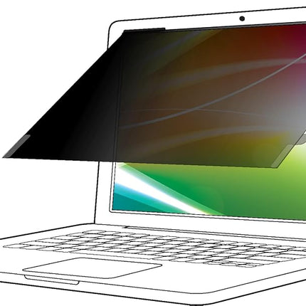 3M Bright Screen Privacy Filter for 15.6in Laptop,