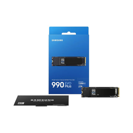 SAMSUNG 990 EVO Plus SSD 2TB, PCIe 4.0 x4 M.2 2280, Speeds Up-to 7,250MB/s, Upgrade Storage for PC/Laptops, HMB Technology and Intelligent Turbowrite (MZ-V9S2T0B/AM)
