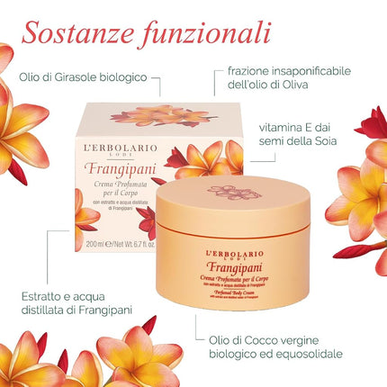 Frangipani Scented Body Cream