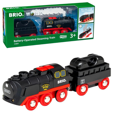 BRIO World 33884 Battery Powered Steam Locomotive 