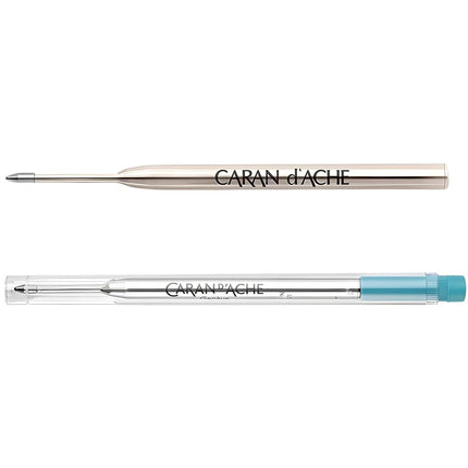 Caran d'Ache Goliath 8.421.191 Ballpoint Pen Refill Medium Turquoise Length 12.3 cm Diameter 0.9 cm