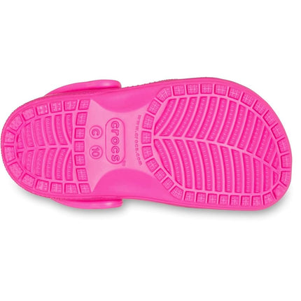 Crocs Unisex Kids Classic Clog T Clog, Pink Crush, 6 UK Child