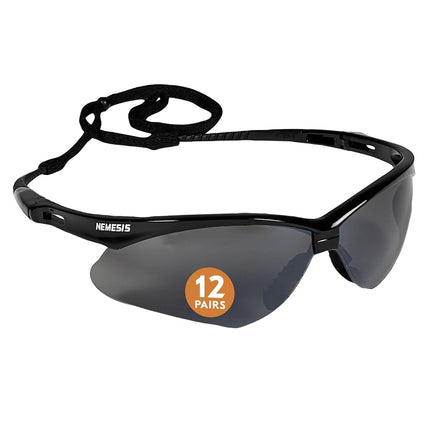 KleenGuard V30 Nemesis Smoke Mirror Eyewear 25688 - 12 x Mirror Lens, universal glasses per pack