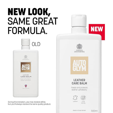 Autoglym Leather Care Balm, Nourishes & Protects Automotive Leather, 500 ml