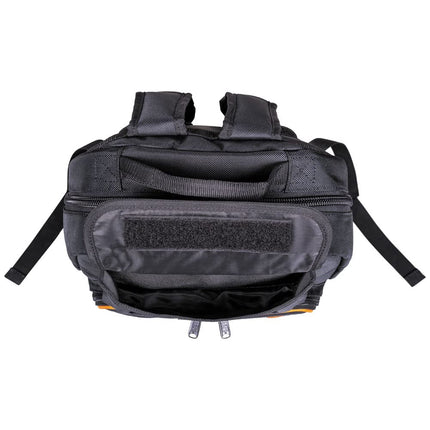 Klein Tools 55475 Tool Bag Backpack, Heavy Duty Tradesman Pro Tool Organizer/Tool Carrier with 35 Pockets for Hand Tools and Gear