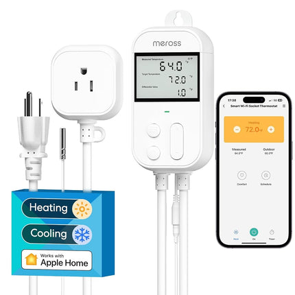 meross - Smart Temperature Controller Thermostat f