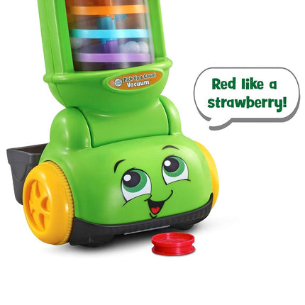 LeapFrog Green Pretend Play Vacuum Cleaner Toy for Kids, Ages 3-6, Unisex, Cleaning, Kids