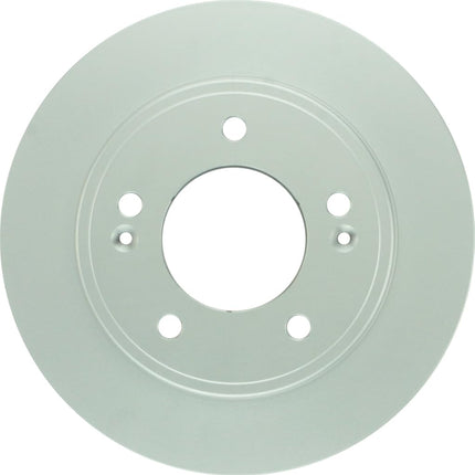 BOSCH 28011552 QuietCast Premium Disc Brake Rotor - Compatible with Select Hyundai Elantra, Elantra Coupe, Elantra GT, Kona, Veloster, Venue; Kia Forte, Forte Koup, Forte5, Seltos, Soul; REAR - Single