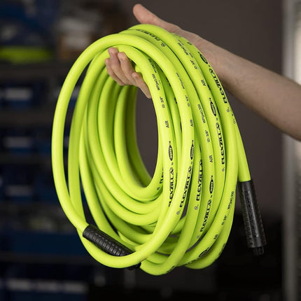Flexzilla HFZ1250YW3 Air Hose, 1/2" (inches) x 50' (feet) with 3/8" Ends