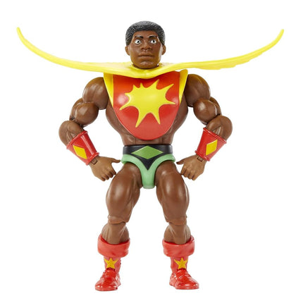 Masters of the Universe Origins Sun-Man Action Figure Battle Figures for Storytelling Play and Display, Gift for 6+ and Adult Collectors