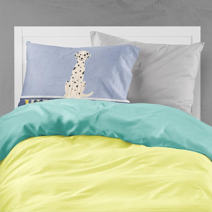 Caroline's Treasures Dalmatian Welcome Pillowcase, Multicolor, Standard