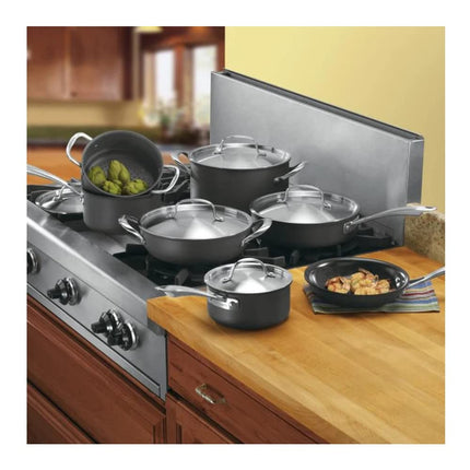 Cuisinart GG-12 GreenGourmet Hard-Anodized Nonstick 12-Piece Cookware Set
