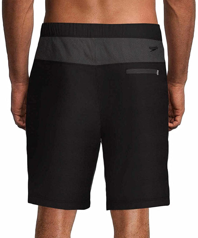 Bañador Speedo Hydro Volley para hombre (negro Speedo, talla L)