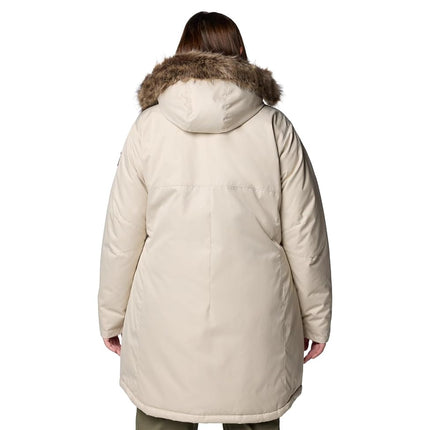 Columbia Women's Suttle Mountain Long Insulated Jacket, Dark Stone, XX-Large