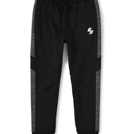 Pantalones de chándal deportivos para niño The Children's Place, a rayas negras/grises, talla XXG