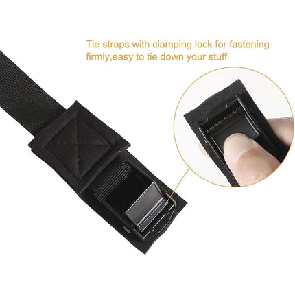 MOOCY Lashing Straps with Buckles,Adjustable Kayak Tie Down Straps Padded Cam Buckle Cargo Strap,Roof Rack Cinch Strap for Cargo, Luggage, Motorcycles, Truck, SUV, Car Roof Rack,SUP Surfboard