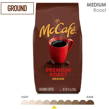 Café molido tostado medio McCafe Premium Roast Suave y Equilibrado Bolsa de 340 g
