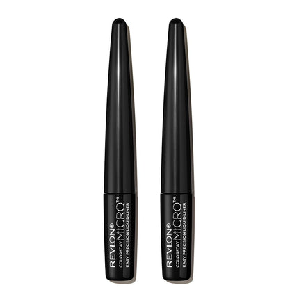 REVLON ColorStay Micro Easy Precision Liquid Liner, 301 Blackout (Pack of 2)