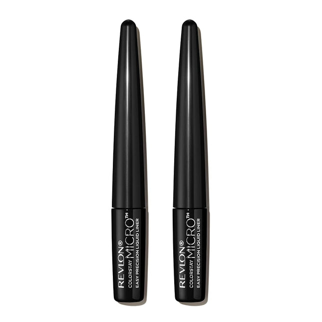 REVLON ColorStay Micro Easy Precision Liquid Liner, 301 Blackout (Pack of 2)