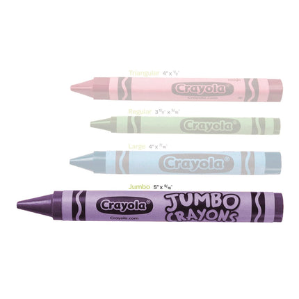 Jumbo Crayons, Assorted Colors, Great Toddler Crayons, 16Count (Pack of 2)