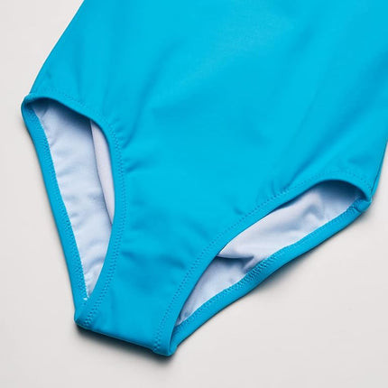Kanu Surf Girls' Maggie UPF 50+ Beach Sport Athletic One Piece Swimsuit, Maggie Aqua, 4T