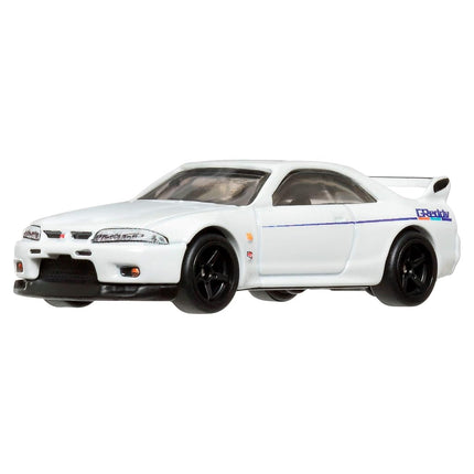 Hot Wheels Premium Nissan Skyline R-33, Car Culture Circuit Legends Vehicles for Kids 3 Years Old & Up and Adult fans and Collectors, Premium Collection of Car Culture 1:64 Scale Vehicles, HRV99