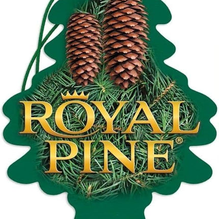 LITTLE TREES Car Air Freshener | Hanging Paper Tree for Home or Car | Royal Pine | 3 Pack
