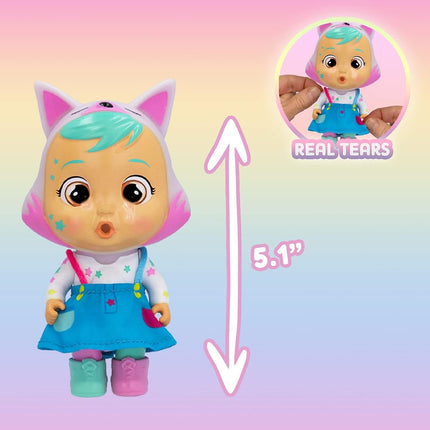 Cry Babies Magic Tears - Dress Me Up Series | 8 Surprise Accessories, Surprise Doll Wave 2, Multicolored, (86340)