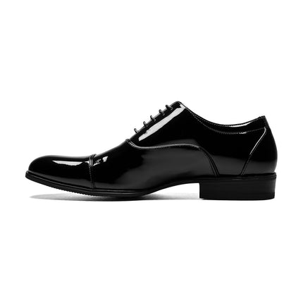 Stacy Adams Men's Gala Oxfords, Black Patent, 14 M US