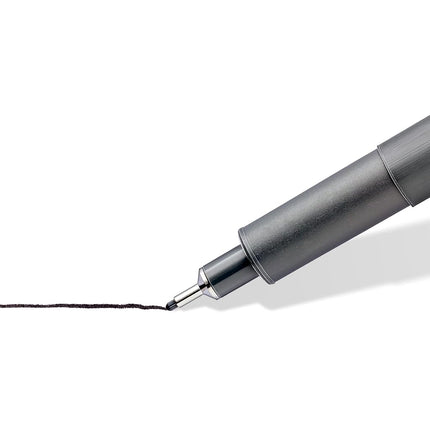 Staedtler 308 05-9 Fineliner Pigment liner - 0.5 mm, Black, Pack of 10
