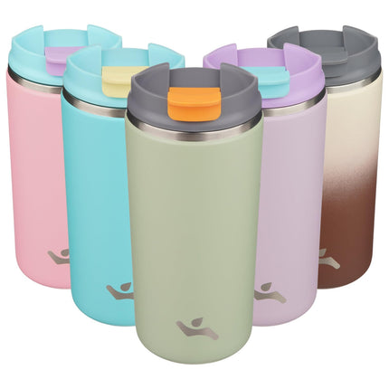 Konokyo Tumbler with Lid, 12 oz Travel Coffee Mug 