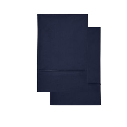 Flannel Pillowcases Standard Set of 2 - Ultra Soft Flannel Pillowcases Set Cozy & Breathable Pillow Cases Queen Size Set of 2 - Heavyweight & Durable, Standard/Queen, Navy Blue
