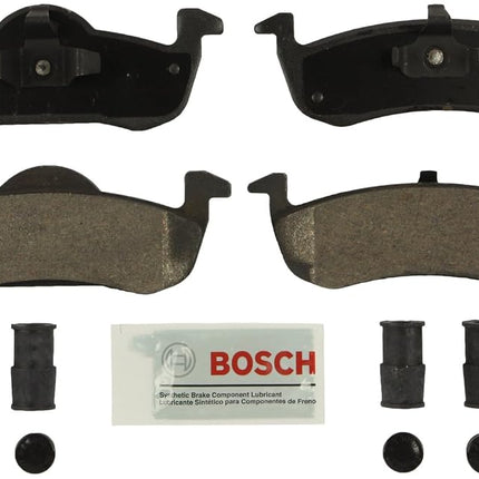 BOSCH BE1279H Blue Semi-Metallic Disc Brake Pad Set With Hardware - Compatible With Select Ford Expedition; Lincoln MKT, Navigator; REAR