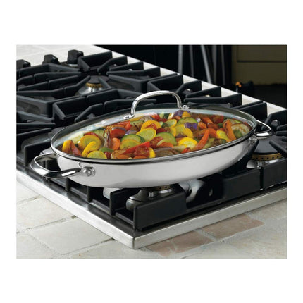 Cuisinart 7BSO-34 Stainless 13-1/2-Inch Oval Buffet Servers, Silver