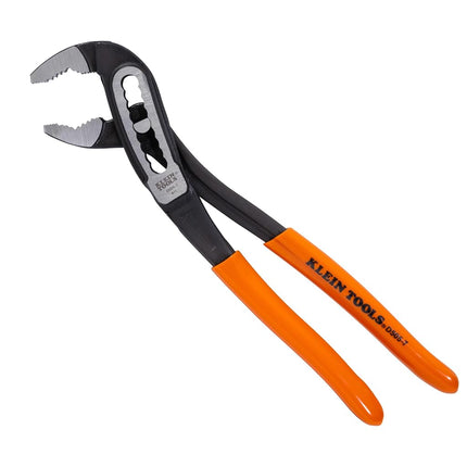 Klein Tools D5057 Classic Klaw Quick-Adjust V-Jaw Tongue and Groove Pliers, Curved Jaw for Maximum Torque, 7-Inch
