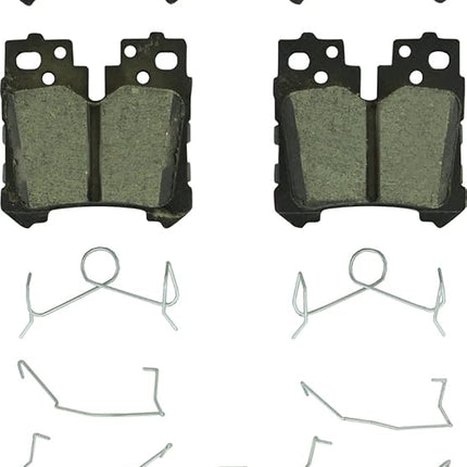 BOSCH BC1283 QuietCast Premium Ceramic Disc Brake Pad Set - Compatible with Select Lexus LS460, LS500, LS500h, LS600h; Toyota Mirai; REAR
