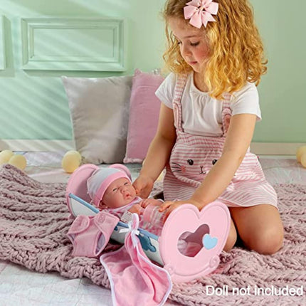 JC TOYS - Accessories Doll Cot, Multicolor (81450)