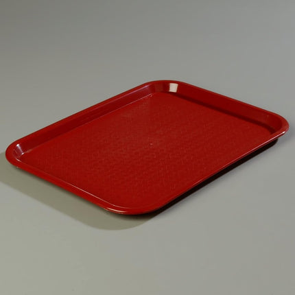 Carlisle CT121661 Caf� Standard Cafeteria/Fast Food Tray, 12" x 16", Burgundy (Pack of 24)