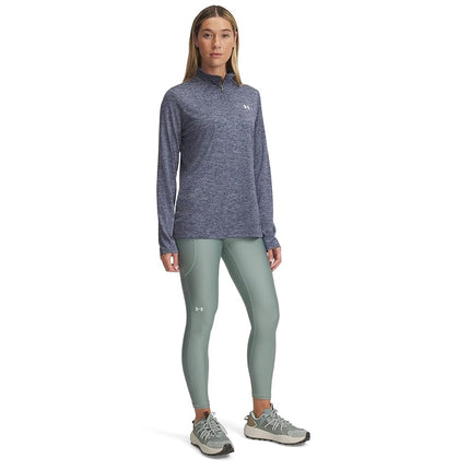 Under Armour Women's Tech High Rise Ankle Leggings, (349) Silica Green / / White, X-L Shorts