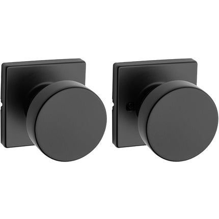 Kwikset 97402-854 Pismo Keyed Entry Door Knob Feat