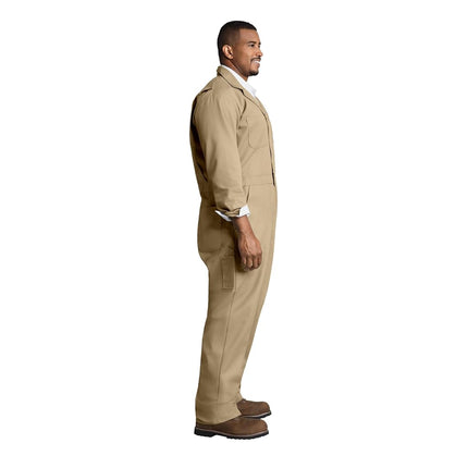Red Kap Men's Twill Action Back Coverall, Khaki, 56