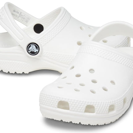 Crocs Unisex Kids Classic Clog T, White, 10 UK Child