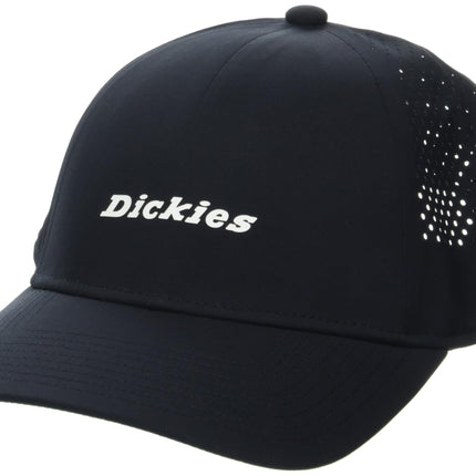 Dickies Mens Low Pro Athletic Trucker Hat, Black, 