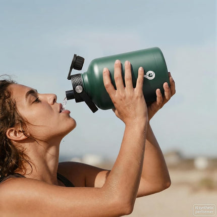 BJPKPK 50oz Large Insulated Water Bottle, Stainless Steel Water Jug