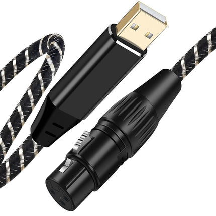 NCGGY USB Microphone Cable, XLR Female to USB Male