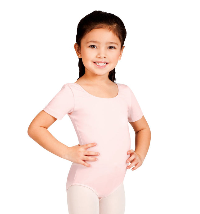 Bloch Dance Girls Ballet Short Sleeve Leotard, Lig