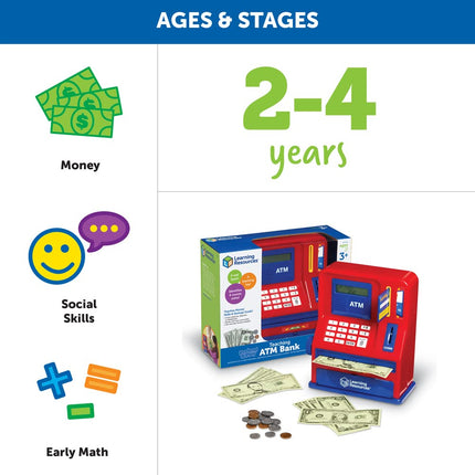 Pretend And Play Teaching Atm Bank