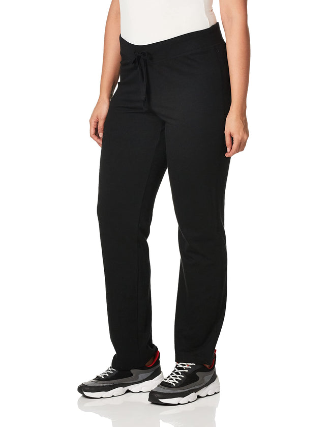 Hanes Women's French Terry Pant, Black, Medium