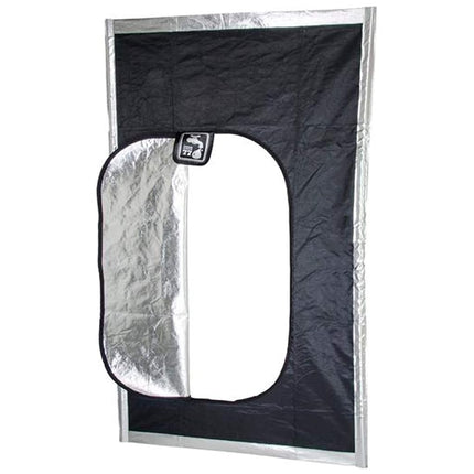 Hydrofarm BHZD Black Hatch Zipper Door 57 1/2" w x 96”h