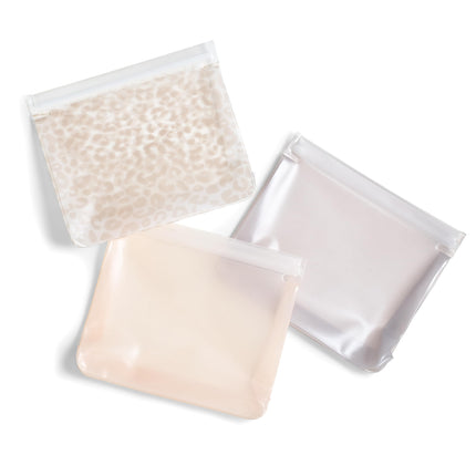 Fit & Fresh Reusable PEVA Storage Bags 3 Pack, Reu